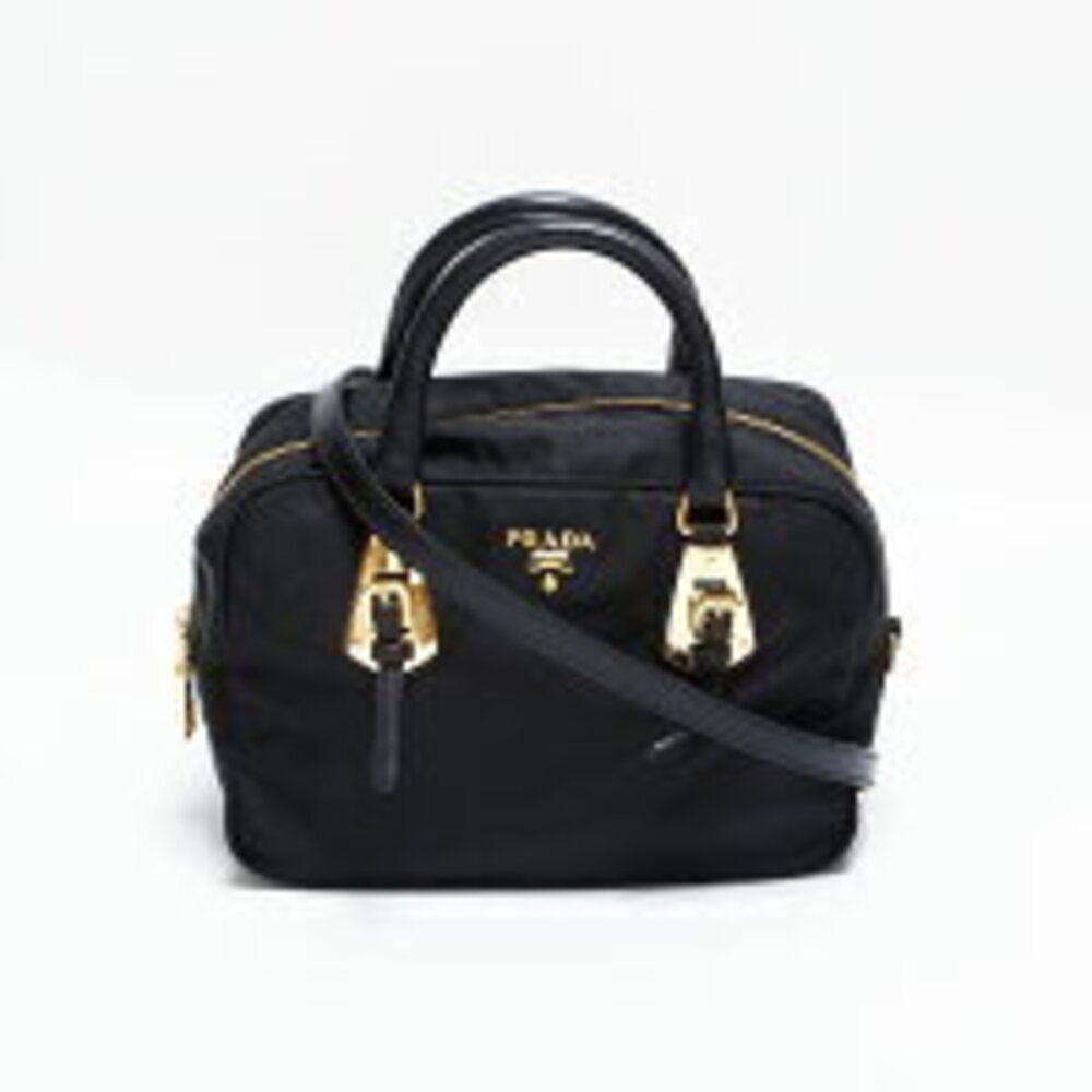 Prada Tessuto Handbag Shoulder Bag black - Picture 2 of 13